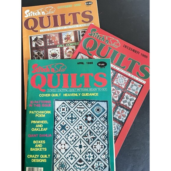 Lot of 13 Quilt Patterns and Books Stitch N Sew Vtg Blue Ribbon First Embroidery - Picture 3 of 4